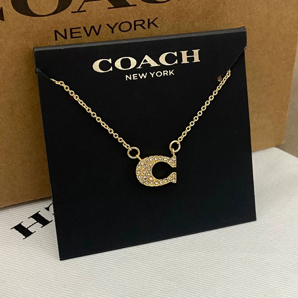 Coach Rhinestone Letter Choker - Picture 2 of 6